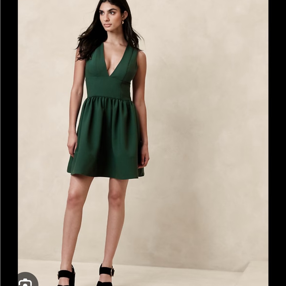 Banana Republic Green Anisa Dress
